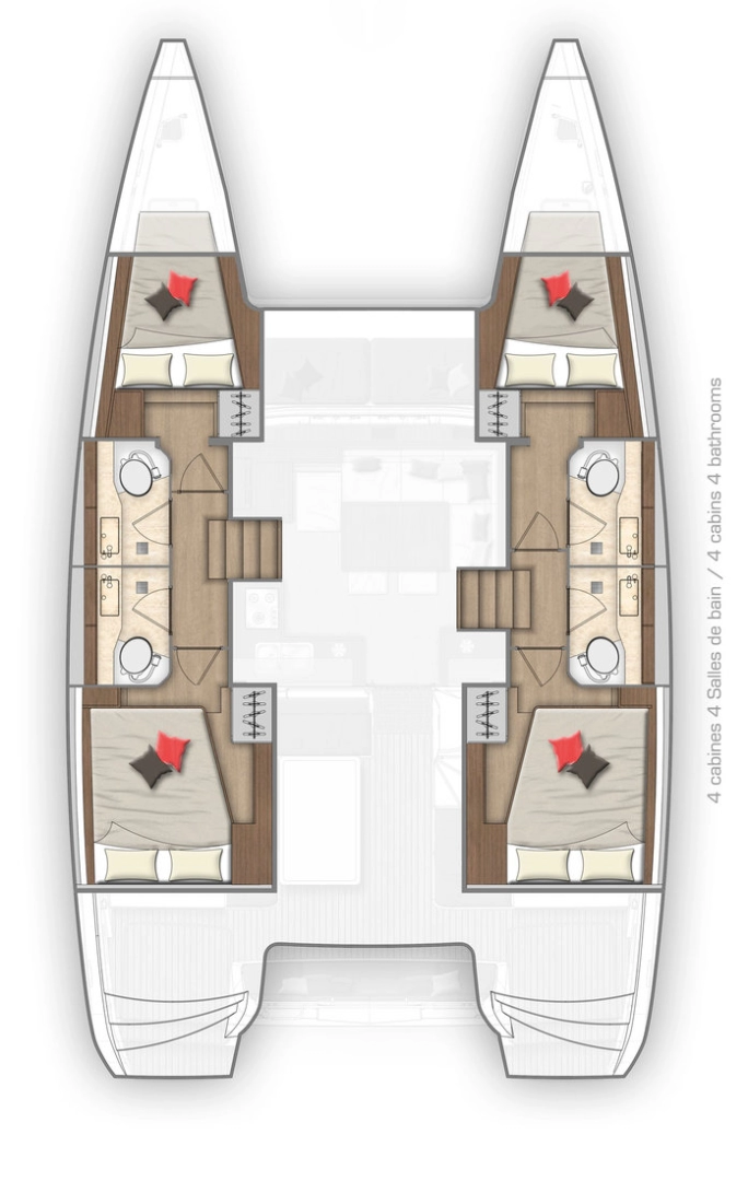 Uthyrning Katamaran  Lagoon med en båtlicens 