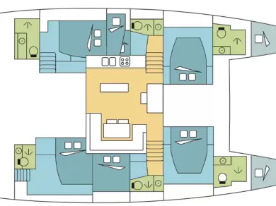Uthyrning Katamaran  Lagoon med en båtlicens 