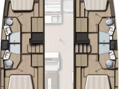 Bali Bali 4.4 charter bareboat eller skeppad i Trogir 