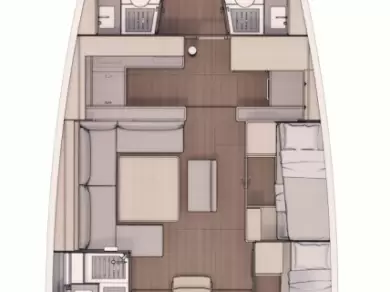 Yacht charter Sukošan billig Dufour 530