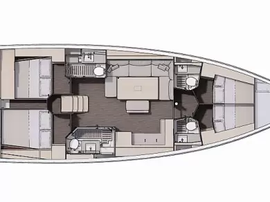 Dufour Dufour 470 charter bareboat eller skeppad i Lefkáda