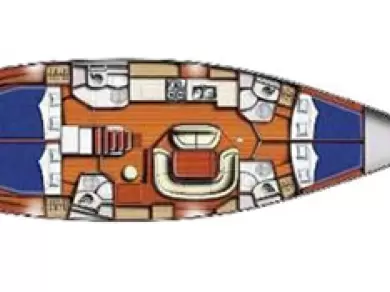 Uthyrning Segelbåt  Jeanneau med en båtlicens 