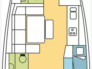 Hyr en Dufour Dufour 430 Grand Large Le Marin 