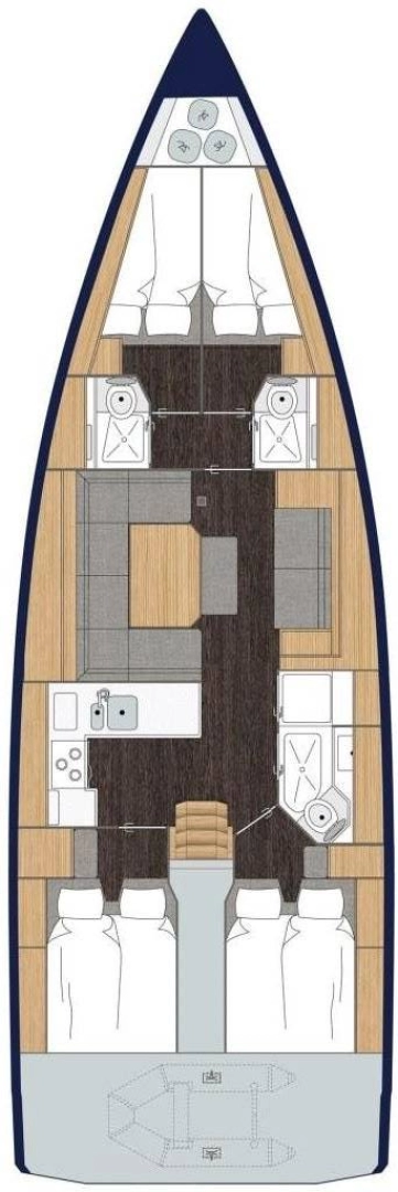 Båtuthyrning Bavaria Bavaria C45 i Nikiána på Samboat 