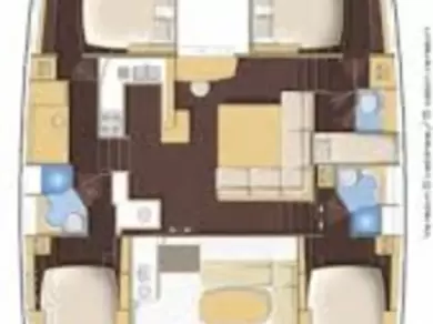 Hyra Katamaran  med eller utan skeppare Lagoon Corazón de Jesús Island 