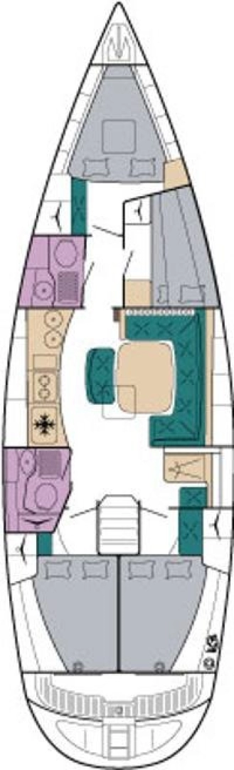 Yacht charter Ávdira billig Bavaria 44