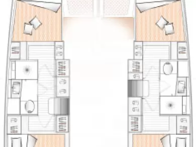 Hyra Katamaran  med eller utan skeppare Excess Ðuraševići 