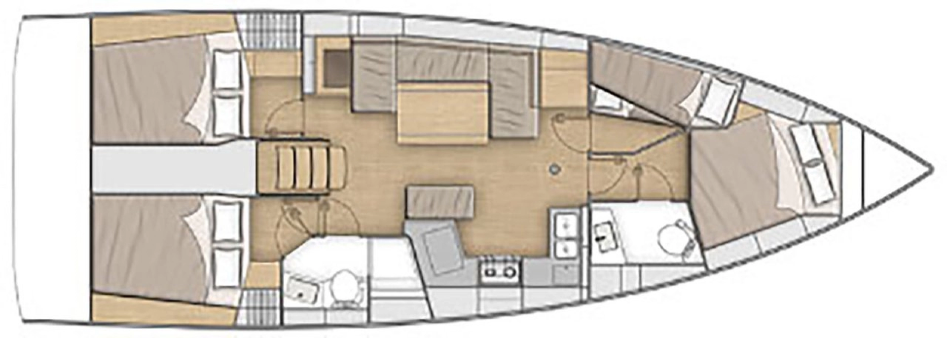 Bénéteau Oceanis 40.1 charter bareboat eller skeppad i Bormes-les-Mimosas