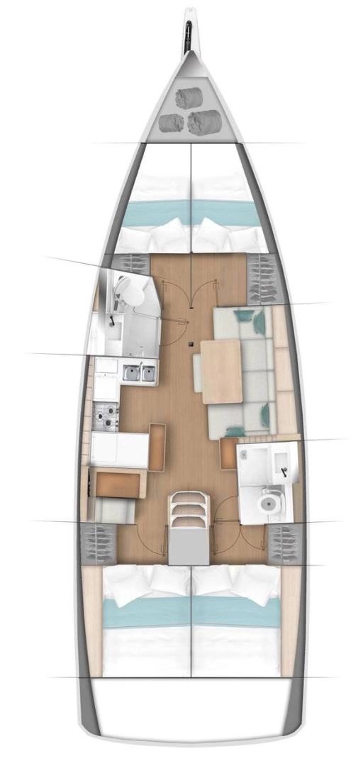 Yacht charter Gouvia billig Sun Odyssey 440