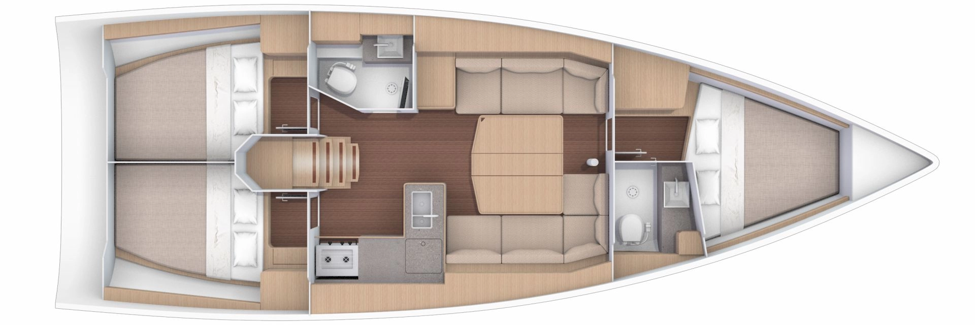 Yacht charter Marseille billig Dufour 390