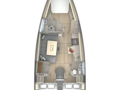 Dufour Dufour 41 charter bareboat eller skeppad i Marseille