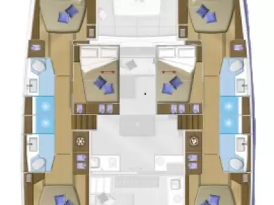 Yacht charter Pomer billig Lagoon 50