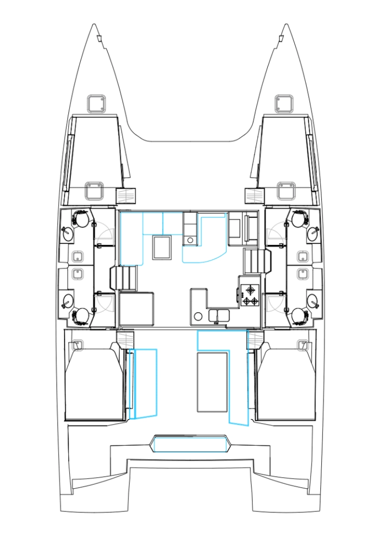 Nautitech Nautitech 46 Fly charter bareboat eller skeppad i Road Town