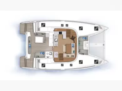 Hyra Katamaran  med eller utan skeppare Lagoon Paros (ostrov) 