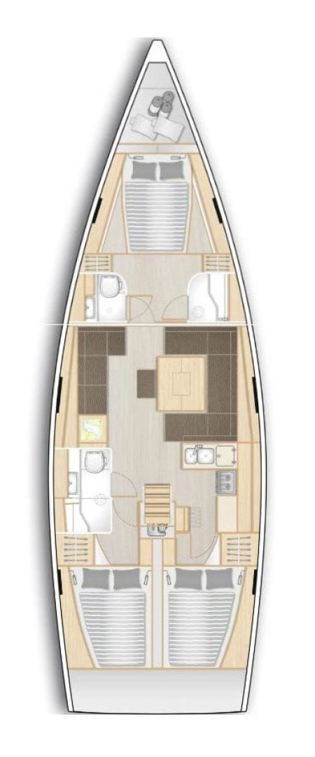Hanse Hanse 458 charter bareboat eller skeppad i Pula 