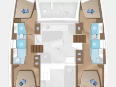 Uthyrning Katamaran  Lagoon med en båtlicens 