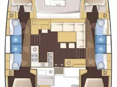 Båtuthyrning Lagoon Lagoon 450 F i Trogir  på Samboat 