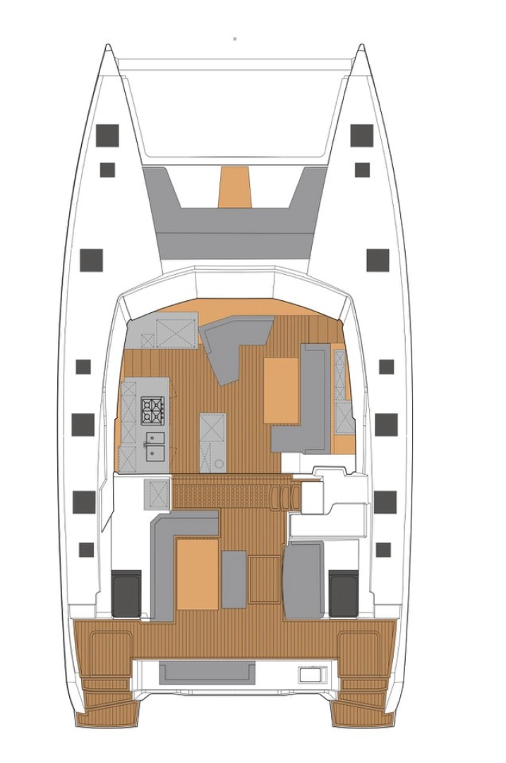 Hyr en Fountaine Pajot Aura 51 Sant Antoni de Portmany 