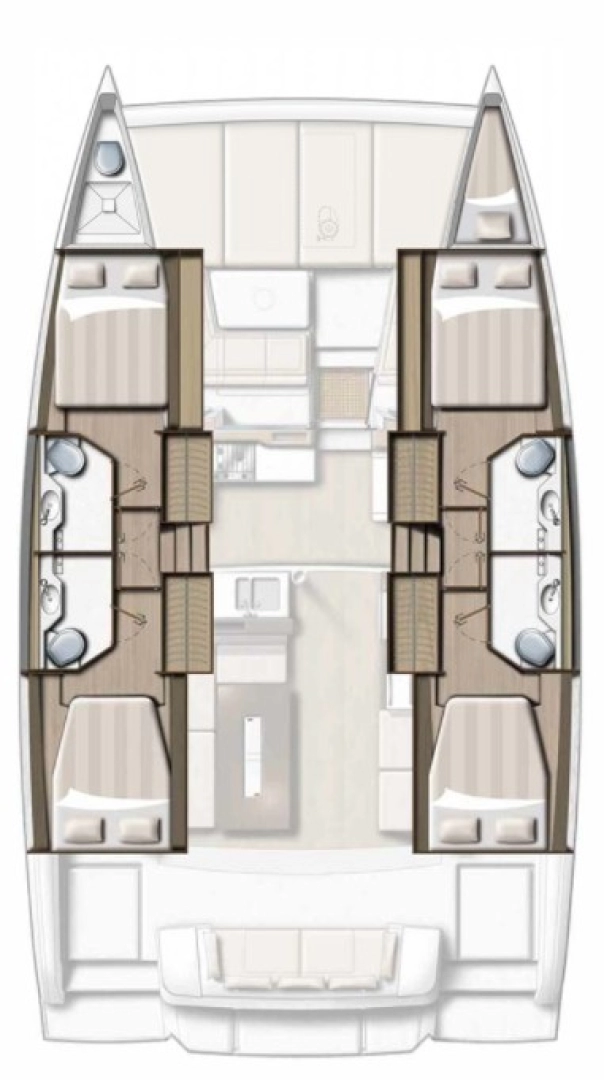 Uthyrning Katamaran  Bali med en båtlicens 