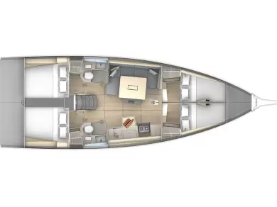 Yacht charter Donji Seget billig Dufour 41