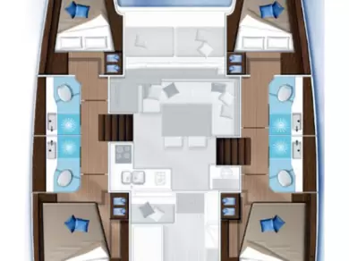 Yacht charter Donji Seget billig Lagoon 40