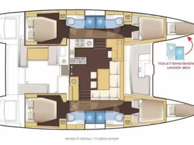 Lagoon Lagoon 46 charter bareboat eller skeppad i Road Town