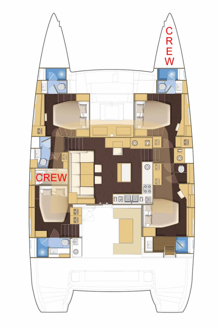 Lagoon Lagoon 560 S2 charter bareboat eller skeppad i Elliniko 