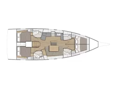 Bénéteau Oceanis 46.1 charter bareboat eller skeppad i Marmaris