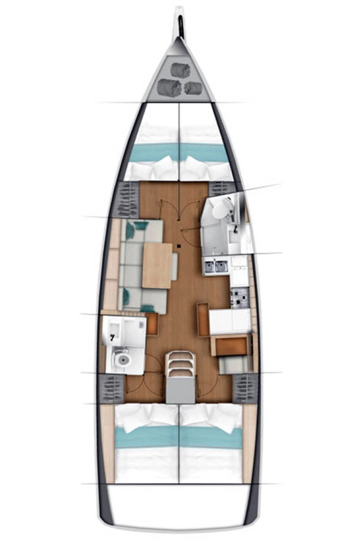 Båtuthyrning Jeanneau Sun Odyssey 440 i Palma de Mallorca på Samboat 