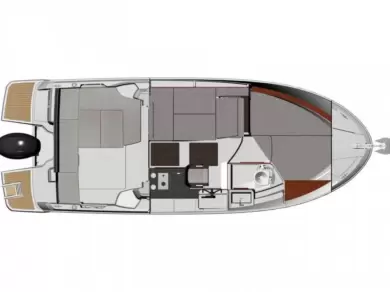 Yacht charter Pirovac billig Merry Fisher 795