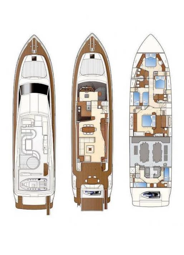 Uthyrning Glyfada - Ferretti Ferretti Yachts 830 Flybridge av Samboat 