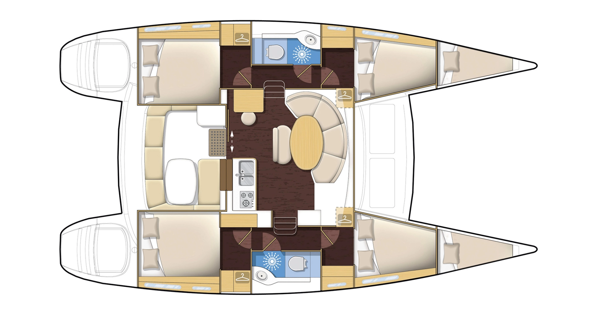 Lagoon Lagoon 380 S2 charter bareboat eller skeppad i Gouvia