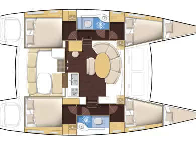 Lagoon Lagoon 380 S2 charter bareboat eller skeppad i Gouvia