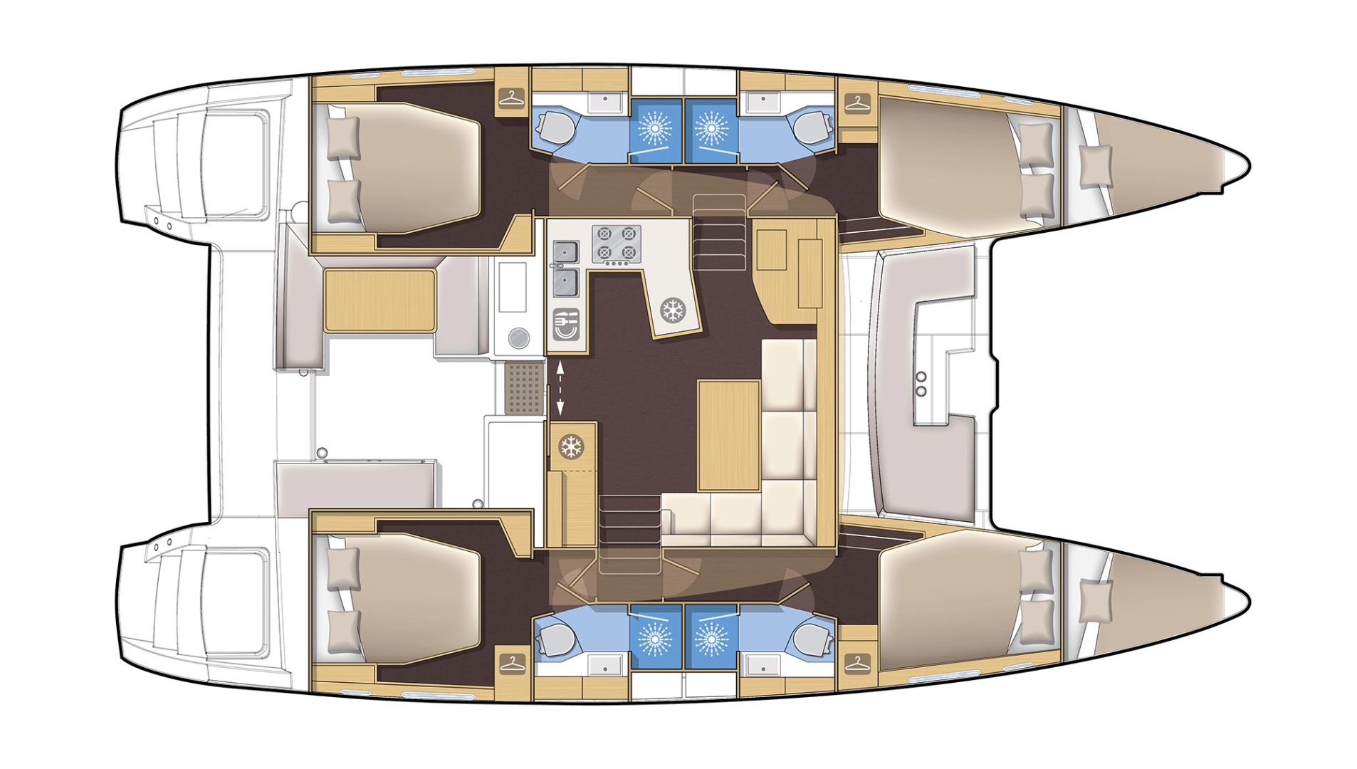 Yacht charter Preveza billig Lagoon 450 F