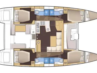 Yacht charter Preveza billig Lagoon 450 F