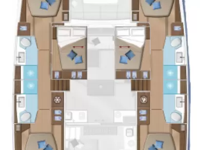 Yacht charter Lefkáda billig Lagoon 50