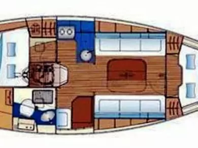 Bavaria Cruiser 31 charter bareboat eller skeppad i Sukošan