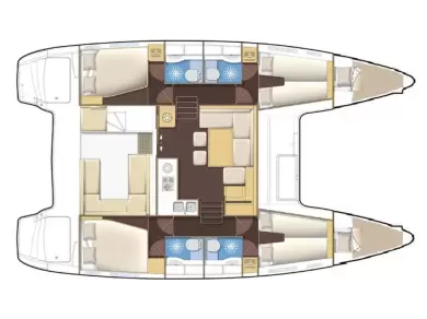 Lagoon Lagoon 400 S2 charter bareboat eller skeppad i Sukošan