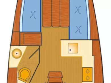 Jeanneau Sun Odyssey 349 charter bareboat eller skeppad i Pula 