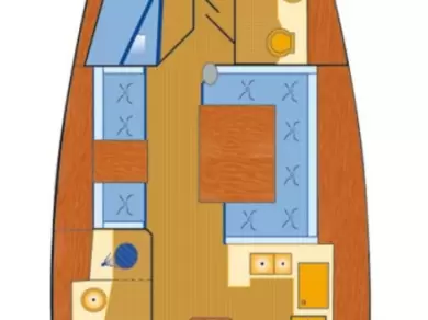 Jeanneau Sun Odyssey 439 charter bareboat eller skeppad i Pula 