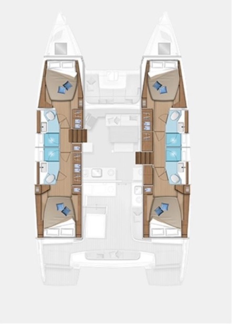Båtuthyrning Lagoon Lagoon 46 i Trogir  på Samboat 