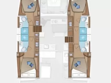 Båtuthyrning Lagoon Lagoon 46 i Trogir  på Samboat 