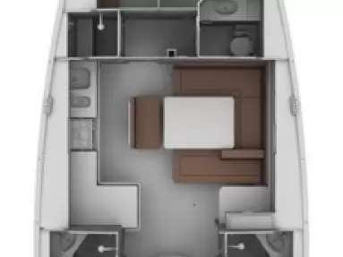 Bavaria Cruiser 46 charter bareboat eller skeppad i Sukošan