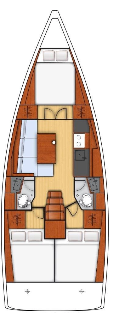 Yacht charter Sukošan billig Oceanis 38.1