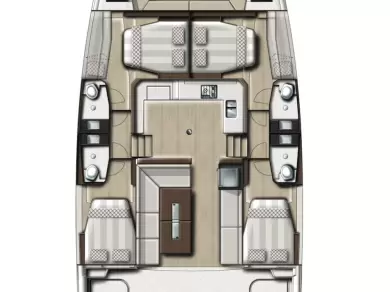 Yacht charter Pirovac billig Bali Catspace Voile