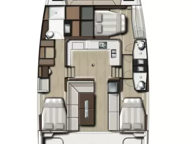 Bali Bali Catspace Voile charter bareboat eller skeppad i Pirovac