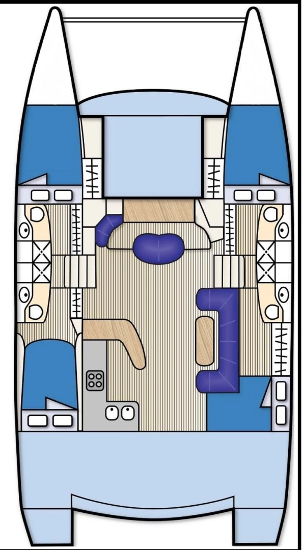 Båtuthyrning Fountaine Pajot Cumberland 46 i Airlie Beach på Samboat 