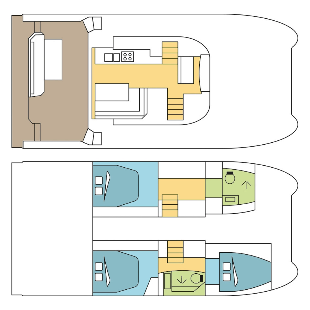 Hyr en Fountaine Pajot Fountaine Pajot MY 37 Airlie Beach 
