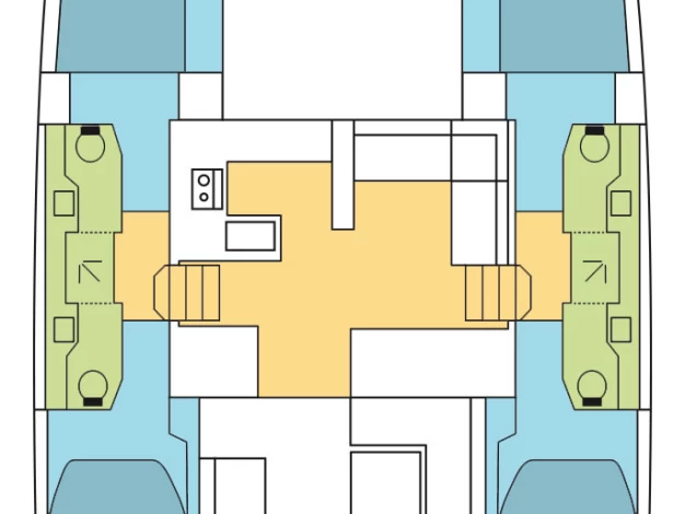 Yacht charter Komolac billig Nautitech 47 Power - 4 + 2 cab.