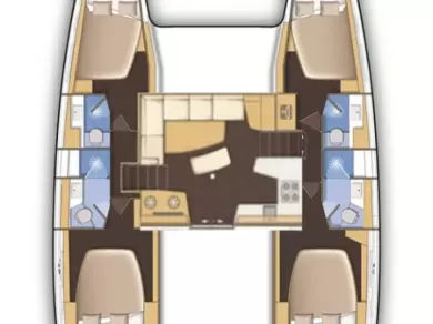 Yacht charter Biograd Na Moru billig Lagoon 42